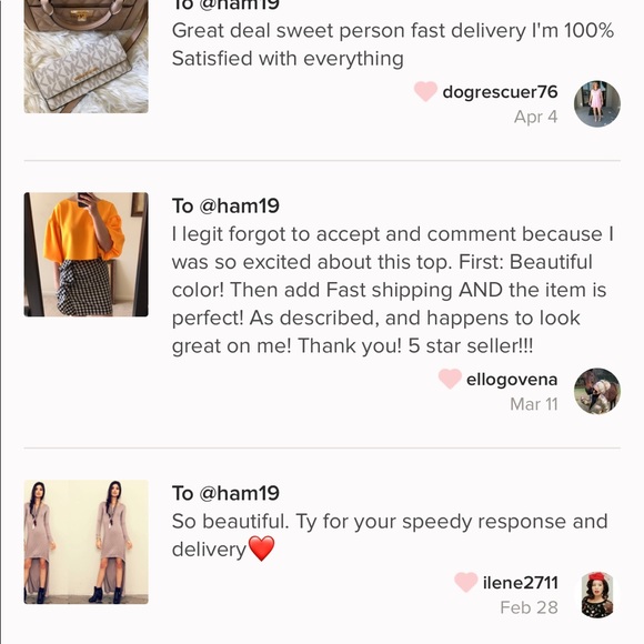 💝FEEDBACK Happy Poshing!🌸🎀 - Picture 8 of 12